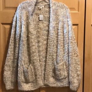 New Maurice’s gorgeous, fuzzy, warm sweater cardigan